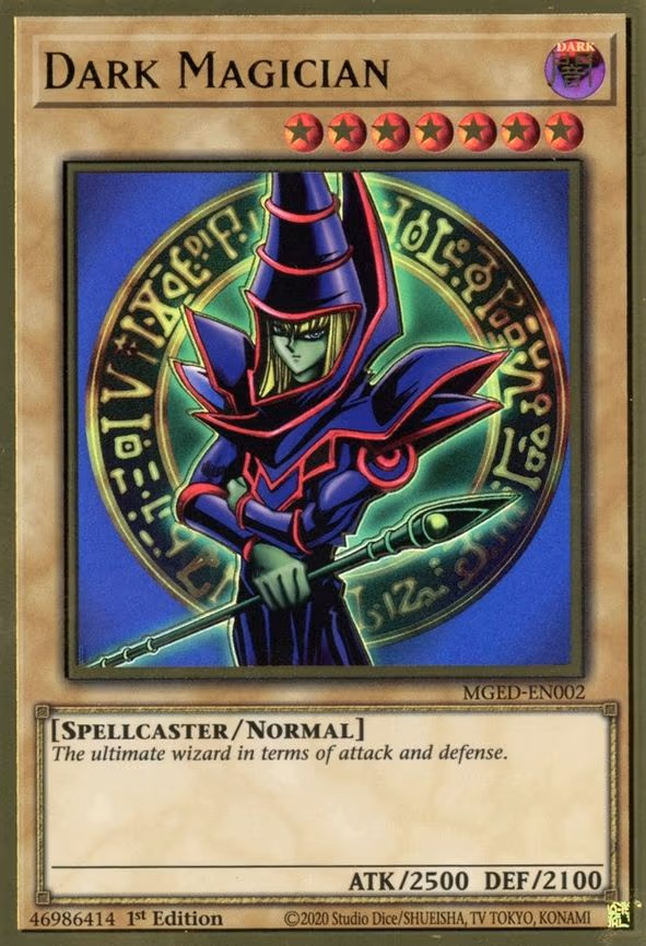 Dark Magician - Premium Gold Rare (MGED-EN002)