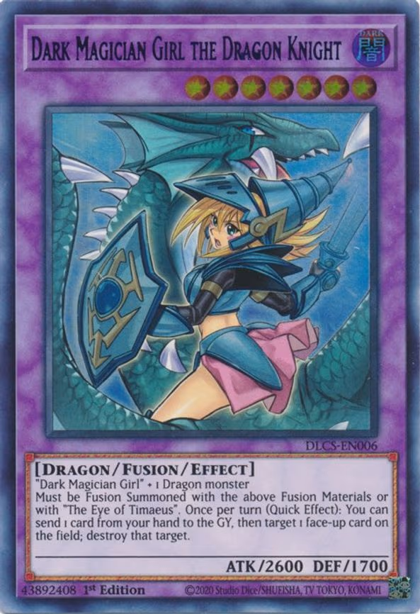 Dark Magician Girl the Dragon Knight (Alternate Art) (Blue)
