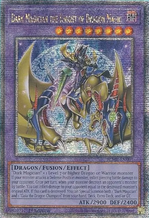 Dark Magician the Knight of Dragon Magic