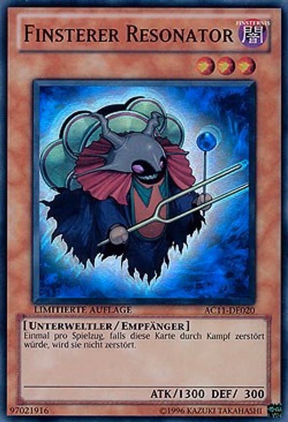 Dark Resonator (German) - "Finsterer Resonator"