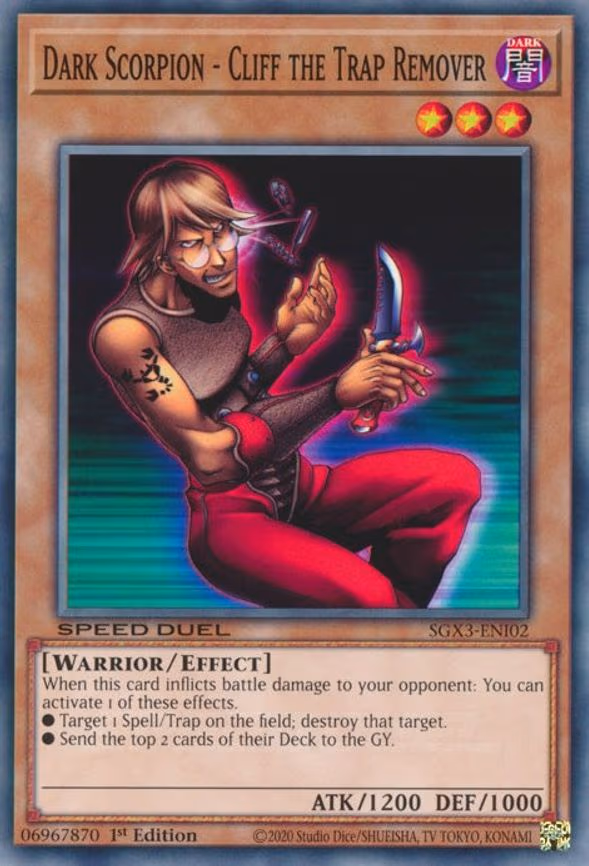 Dark Scorpion - Cliff the Trap Remover