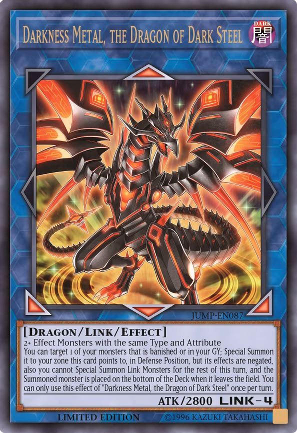 Darkness Metal, the Dragon of Dark Steel