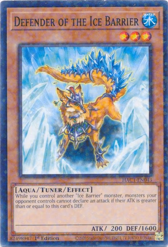 Defender of the Ice Barrier (Duel Terminal)