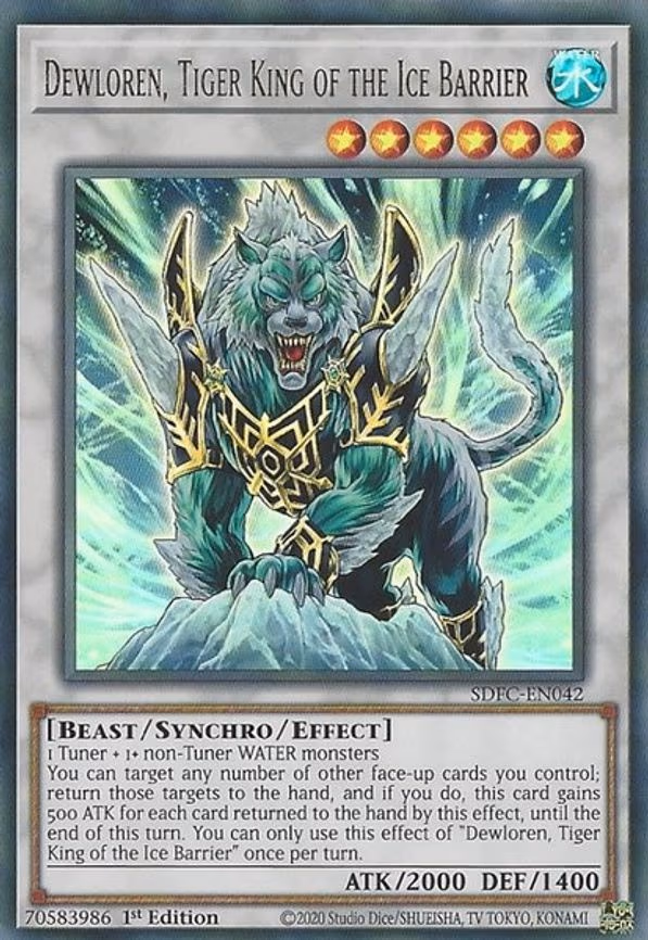 Dewloren, Tiger King of the Ice Barrier