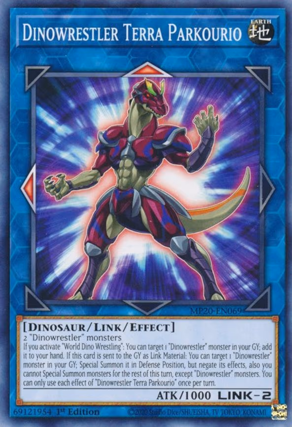 Dinowrestler Terra Parkourio