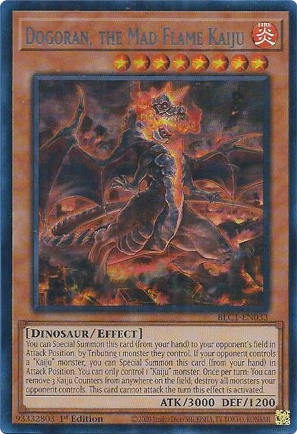 Dogoran, the Mad Flame Kaiju (Silver)