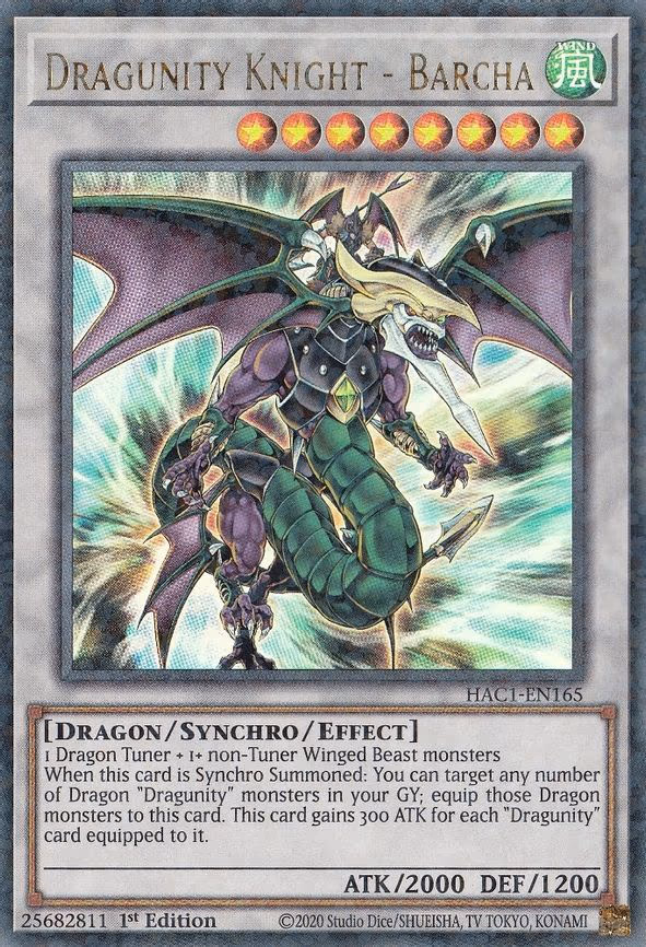 Dragunity Knight - Barcha (Duel Terminal)