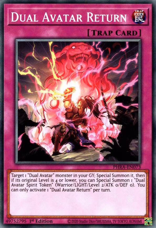 Dual Avatar Return