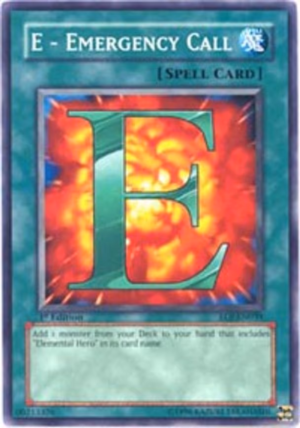 E - Emergency Call