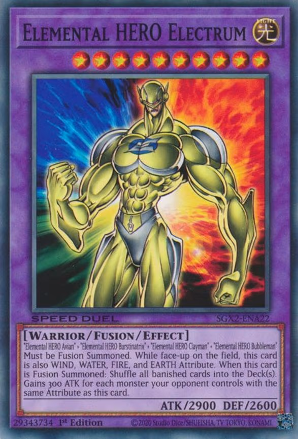 Elemental HERO Electrum