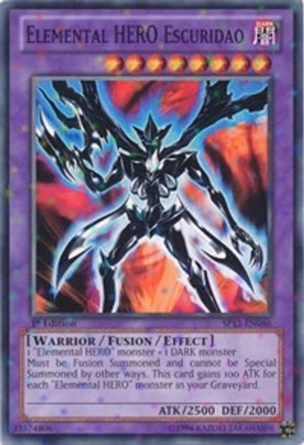Elemental HERO Escuridao (Starfoil)