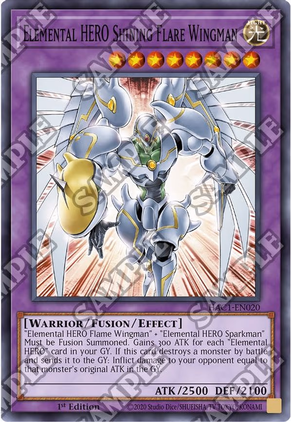 Elemental HERO Shining Flare Wingman