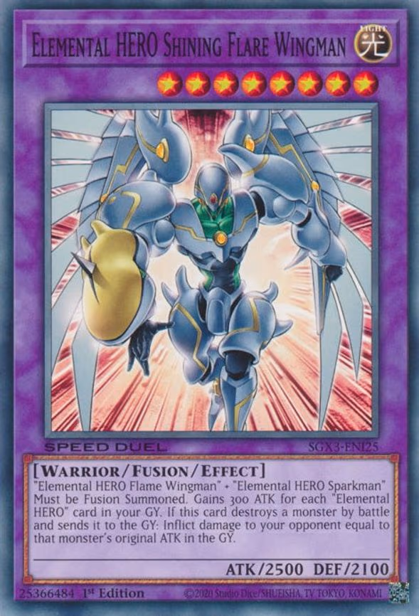 Elemental HERO Shining Flare Wingman