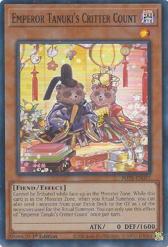 Emperor Tanuki's Critter Count
