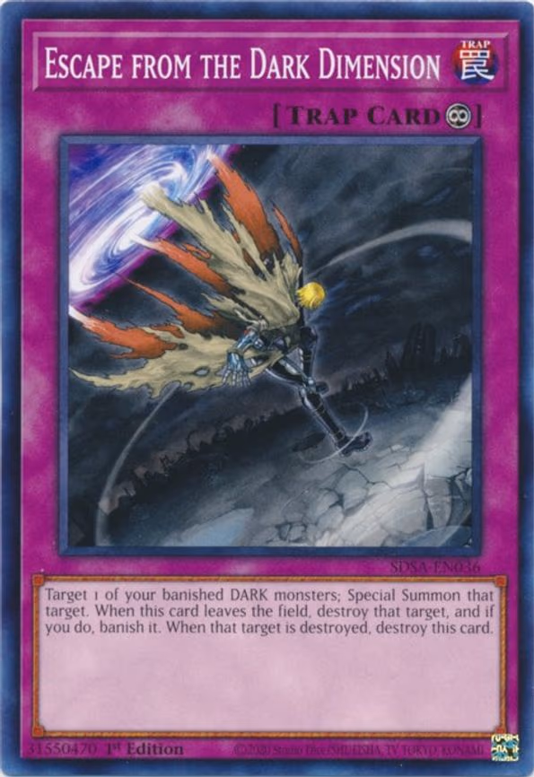 Escape from the Dark Dimension