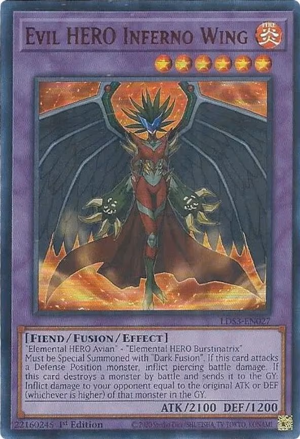 Evil HERO Inferno Wing (Red)