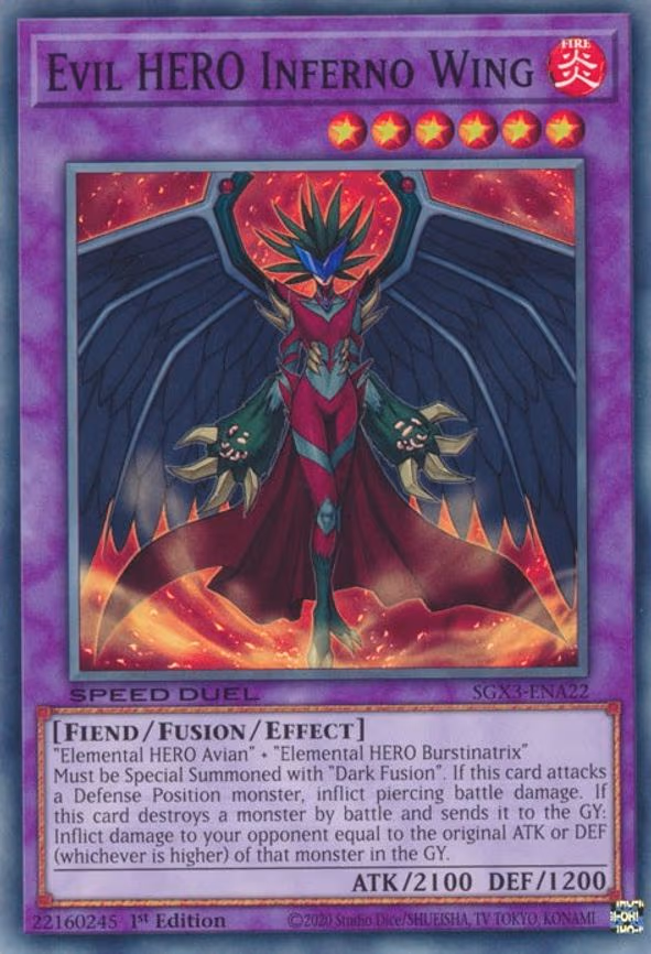 Evil HERO Inferno Wing