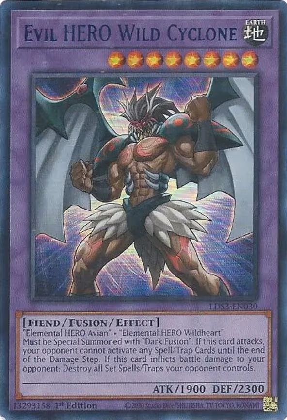 Evil HERO Wild Cyclone (Blue)