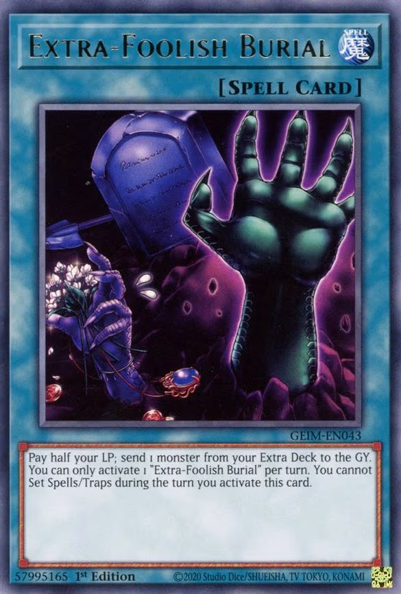 Extra-Foolish Burial