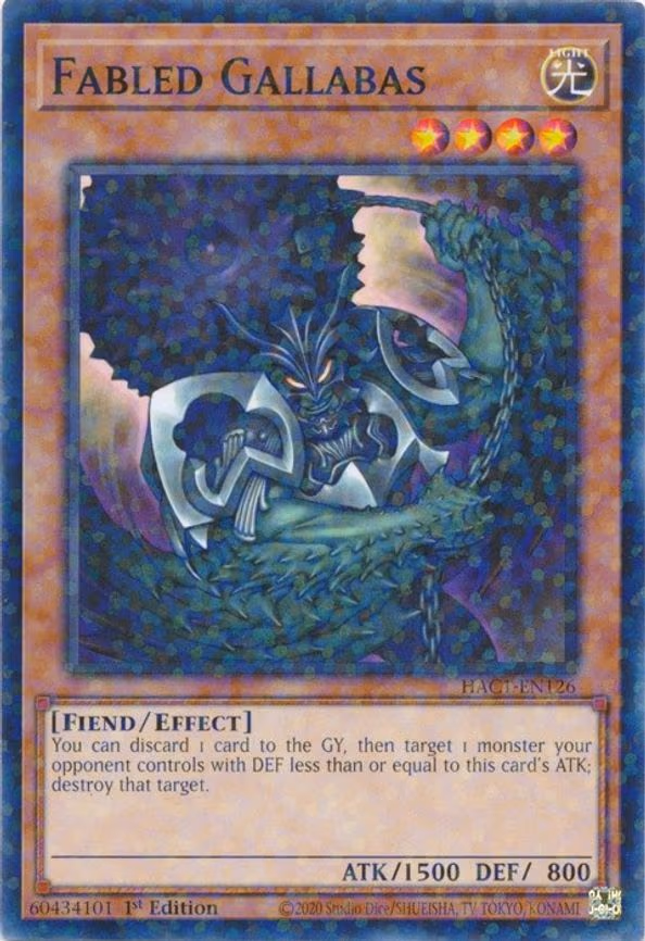Fabled Gallabas (Duel Terminal)