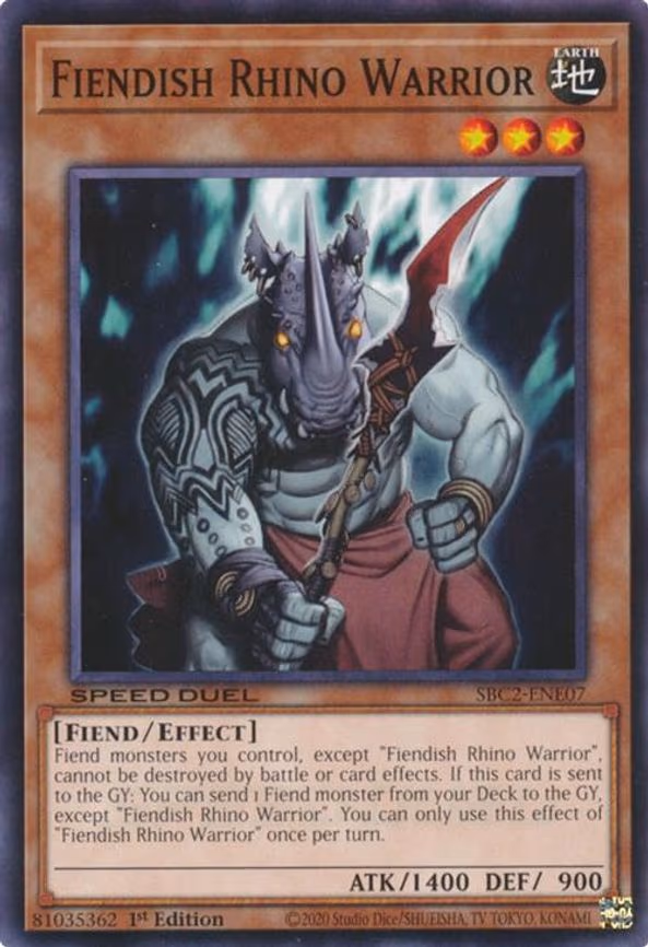 Fiendish Rhino Warrior