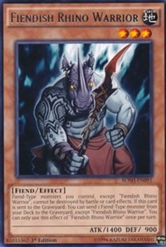 Fiendish Rhino Warrior