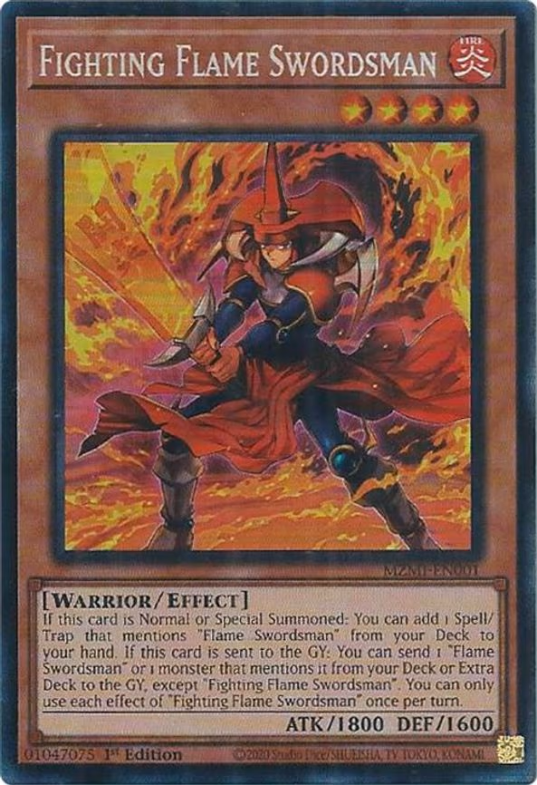 Fighting Flame Swordsman