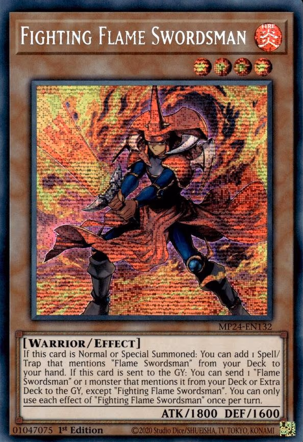 Fighting Flame Swordsman