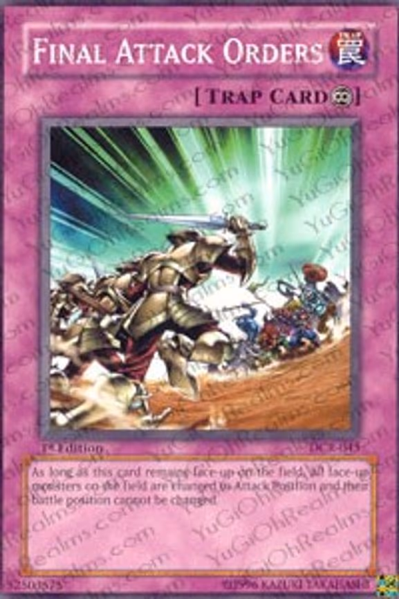 Final Attack Orders