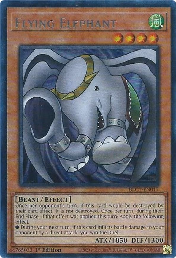 Flying Elephant (Silver)