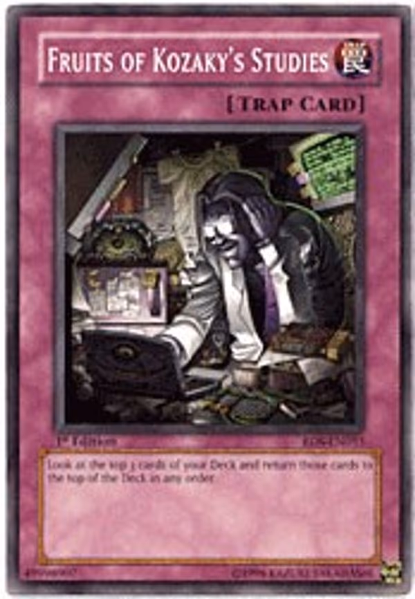Fruits of Kozaky's Studies