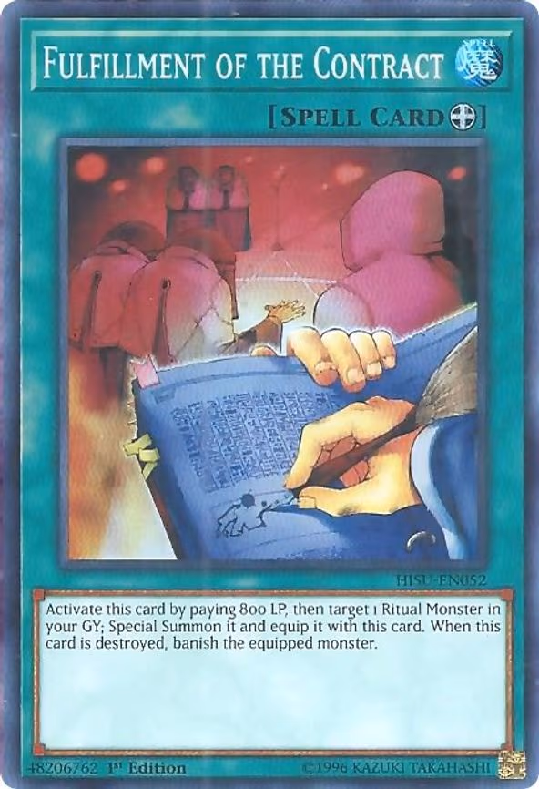 Fulfillment of the Contract