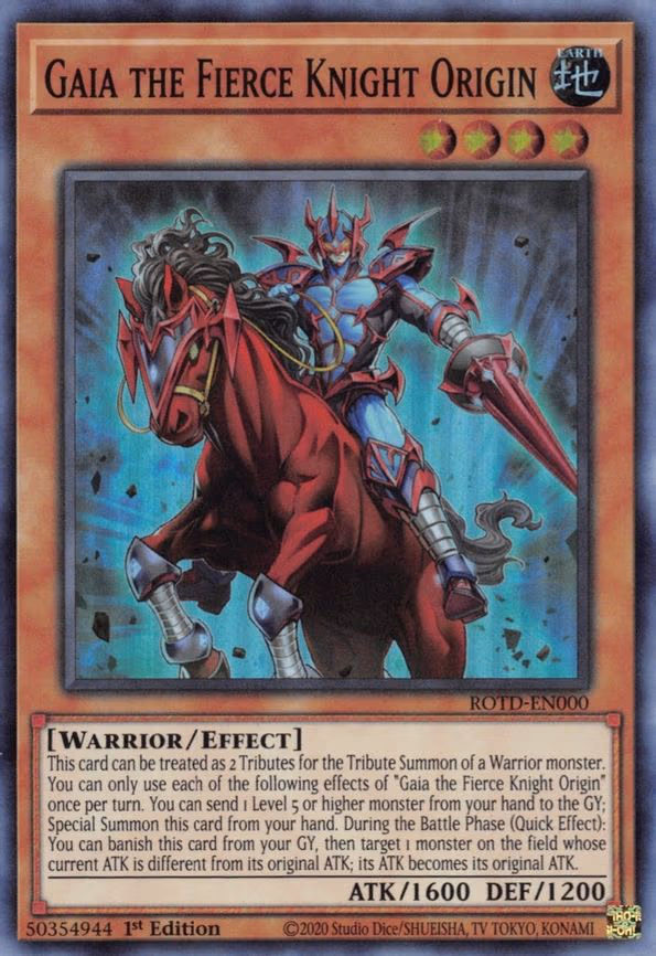 Gaia the Fierce Knight Origin