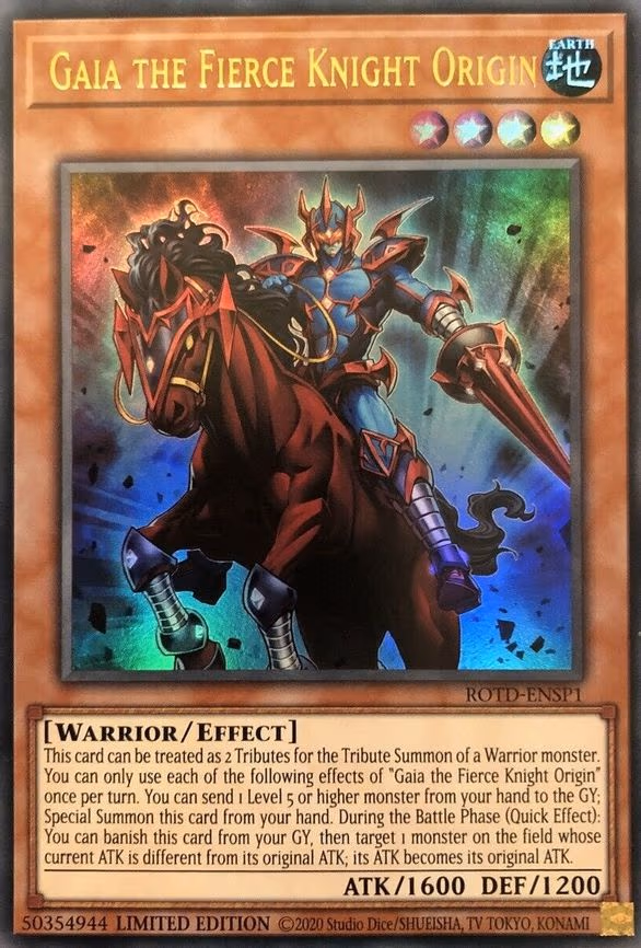 Gaia the Fierce Knight Origin