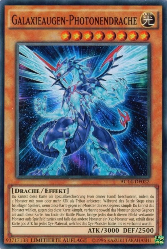 Galaxy-Eyes Photon Dragon (German) - "Galaxieaugen-Photonendrache"