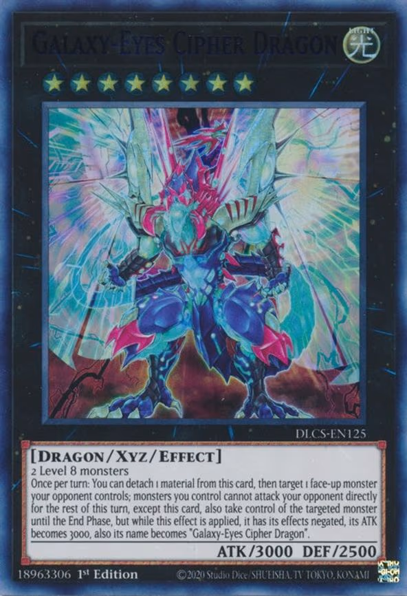 Galaxy-Eyes Cipher Dragon (Blue)