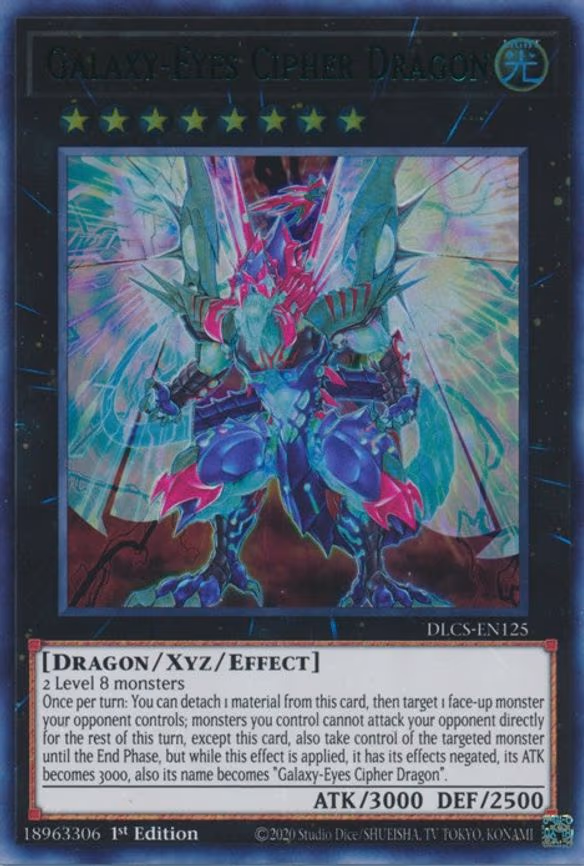 Galaxy-Eyes Cipher Dragon (Green)