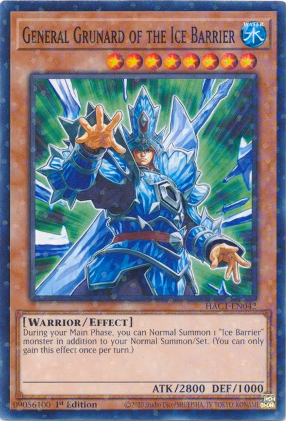 General Grunard of the Ice Barrier (Duel Terminal)