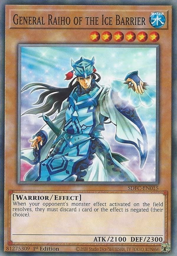 General Raiho of the Ice Barrier