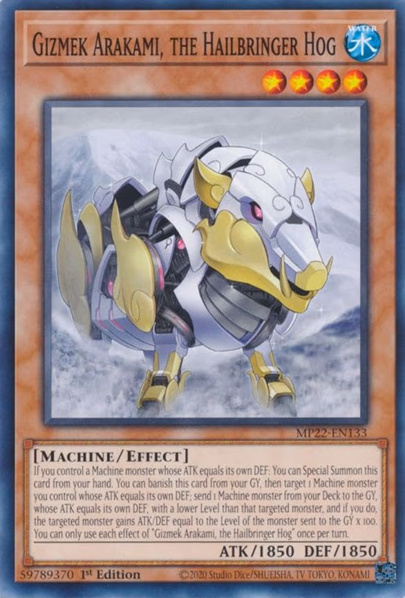 Gizmek Arakami, the Hailbringer Hog