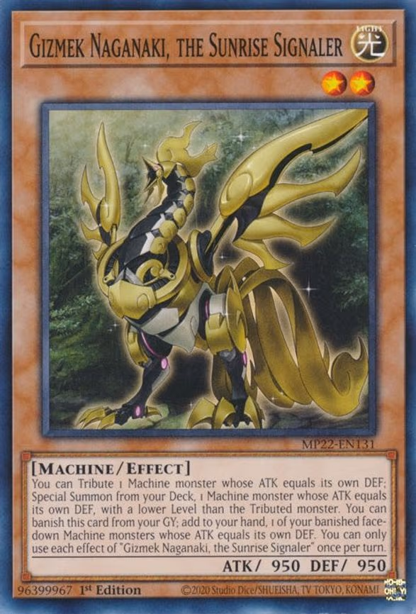 Gizmek Naganaki, the Sunrise Signaler