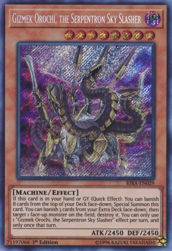 Gizmek Orochi, the Serpentron Sky Slasher