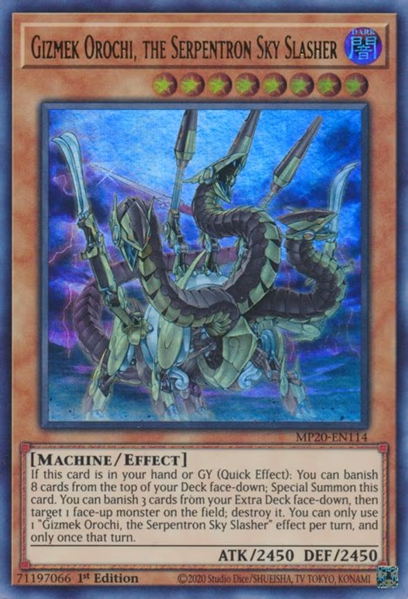 Gizmek Orochi, the Serpentron Sky Slasher