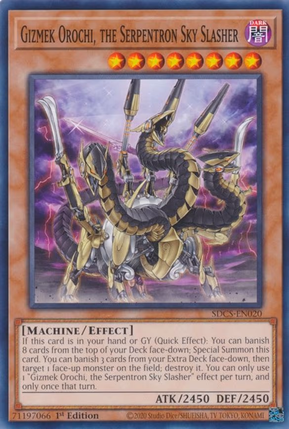 Gizmek Orochi, the Serpentron Sky Slasher