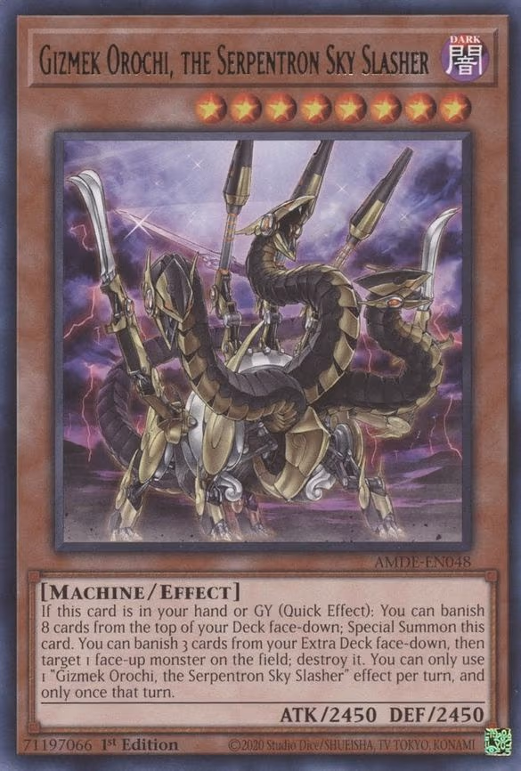Gizmek Orochi, the Serpentron Sky Slasher