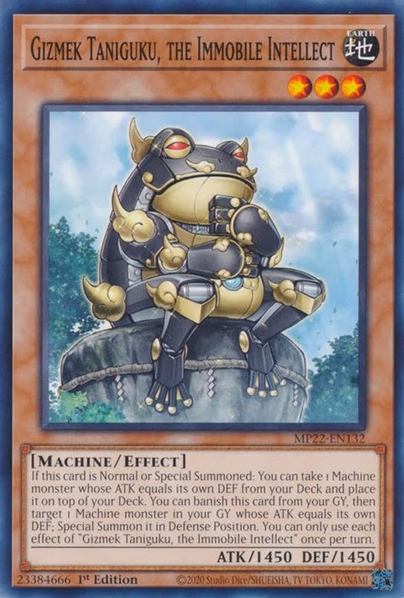 Gizmek Taniguku, the Immobile Intellect