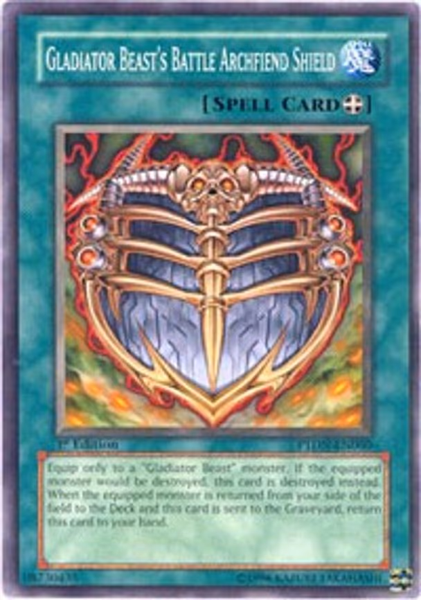 Gladiator Beast's Battle Archfiend Shield
