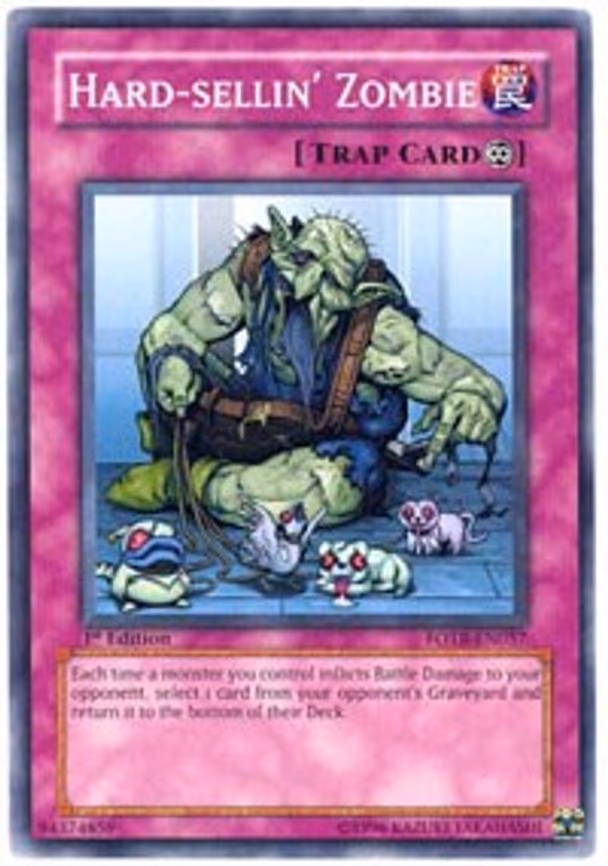 Hard-sellin' Zombie