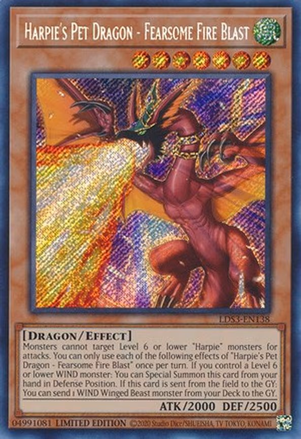 Harpie's Pet Dragon - Fearsome Fire Blast