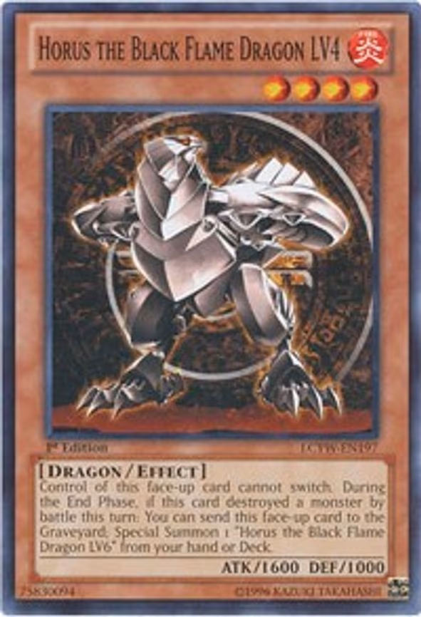 Horus the Black Flame Dragon LV4